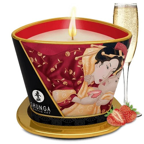 SHUNGA–MassagekerzeRomance–ErdbeerSekt