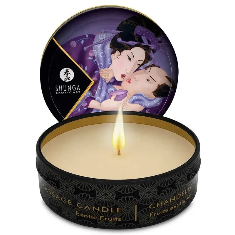 SHUNGA–MINICARESSBYCANDELIGHTEXOTISCHEFRUCHTMASSAGEKERZE30ML