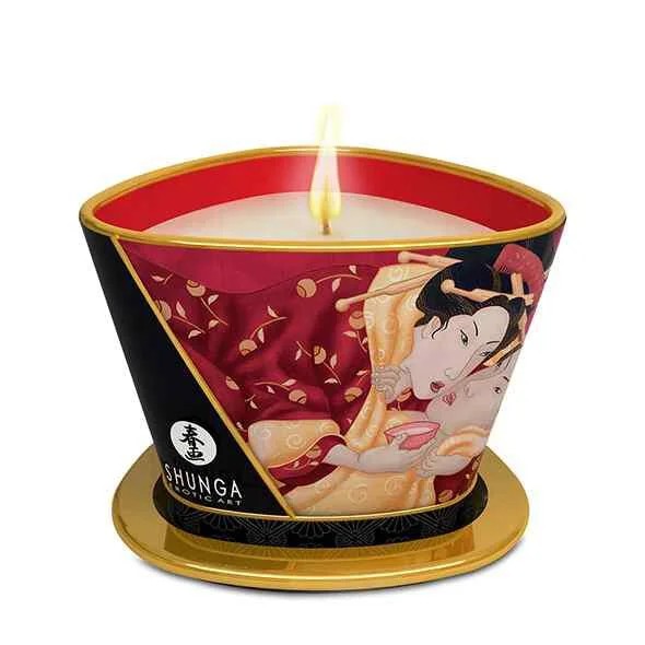 ShungaMassageCandleStrawberry170ml