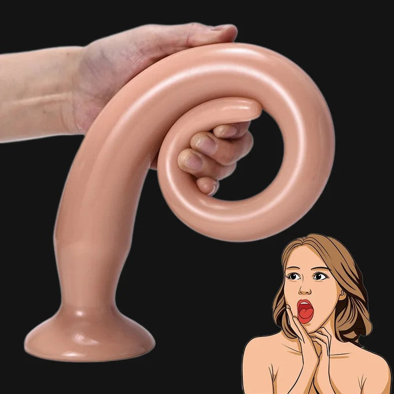 Silikon-Analdildo-Buttplug–20ZolllangerSchwanz-Analdilatator,G-Punkt-Stimulator,Prostatamilch
