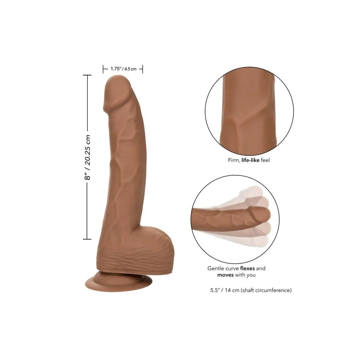 SILIKON-NIETEN20.32CMBRAUNVONCALEXOTICS