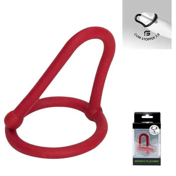 SportFuckerSilikonCumStopper2.0Rot