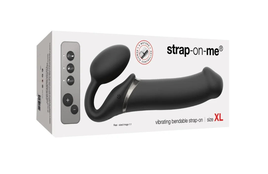 Strap-on-meVibratingbendablestrap-onblackXL
