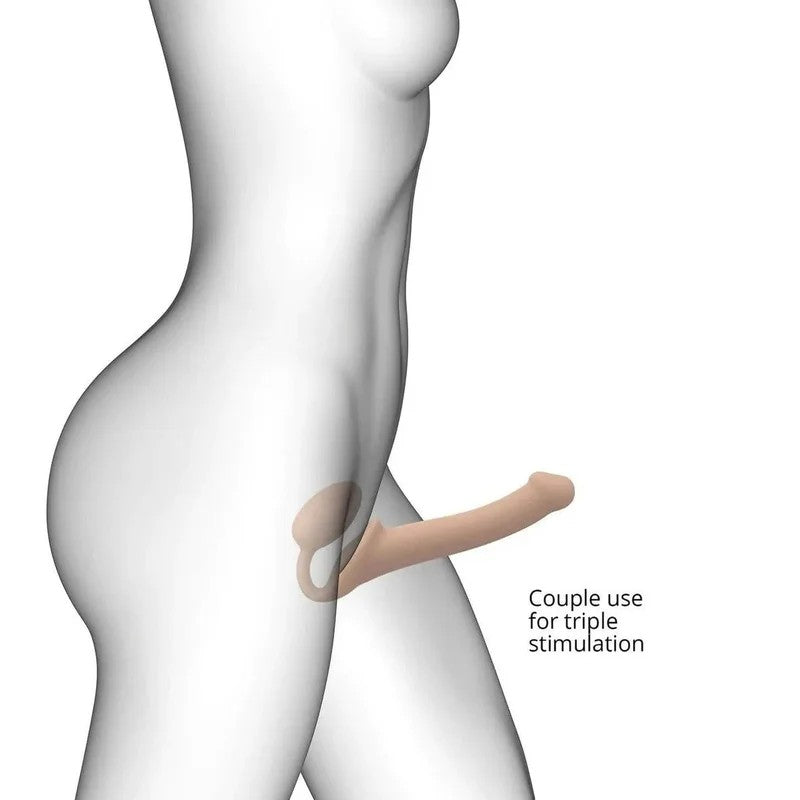 StraponStraplessBendable–M,Fleischrosa