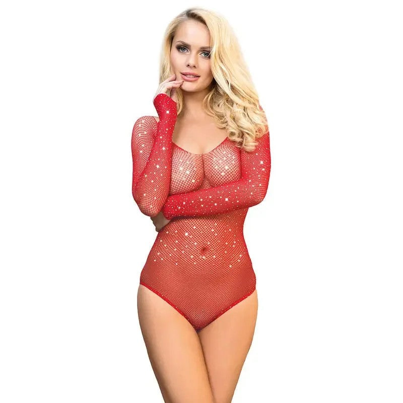 SUBBLIME–952303SHINYGRILLBODYMITOFFENENSCHULTERNLANGERMELROTEINEGRÖSSE
