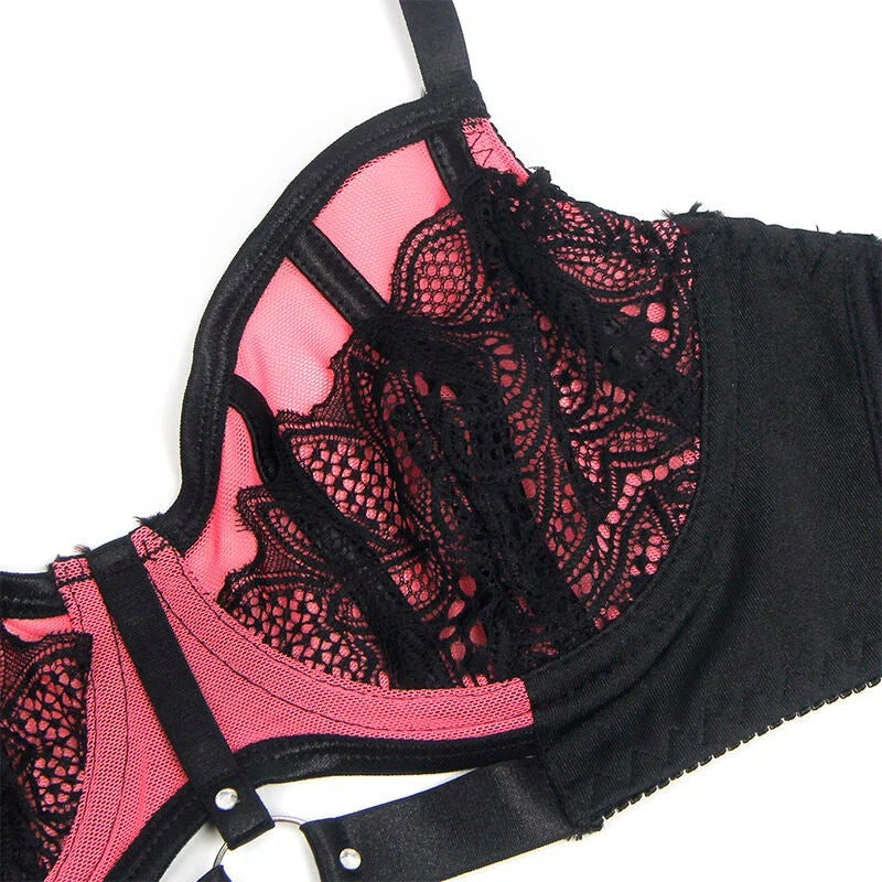 SUBBLIME–955571ROSALACKLEDERMESHZIPPERBH-SETS/M