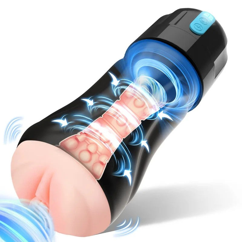 SuperLoveRealisticSucking&VibratingMasturbatorwith10Vibration&5SuctionModes