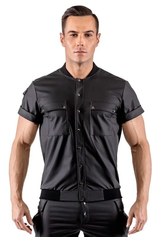 Svenjoyment–Blouson-StyleHemdmitkurzemArm