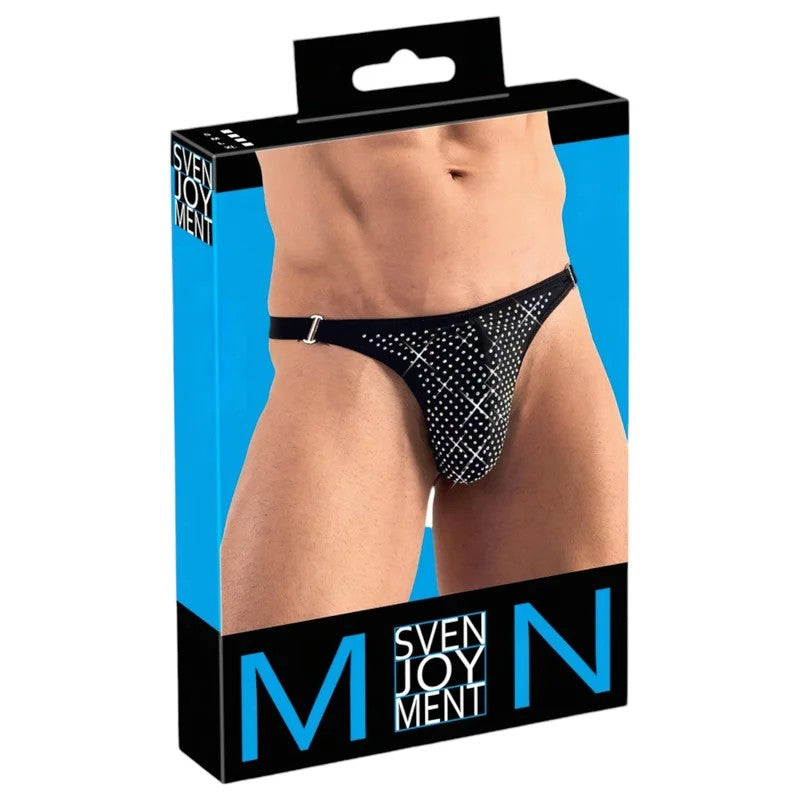 Svenjoyment–GlitzerHerren-Tanga(schwarz)