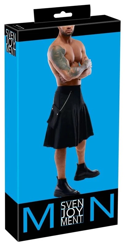 Svenjoyment–Men’sKiltBlackS