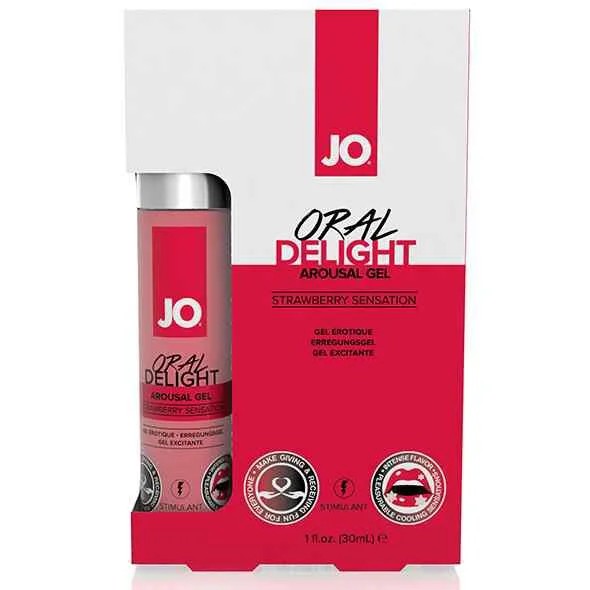 SystemJO–OralDelightArousalGelStrawberrySensation30ml