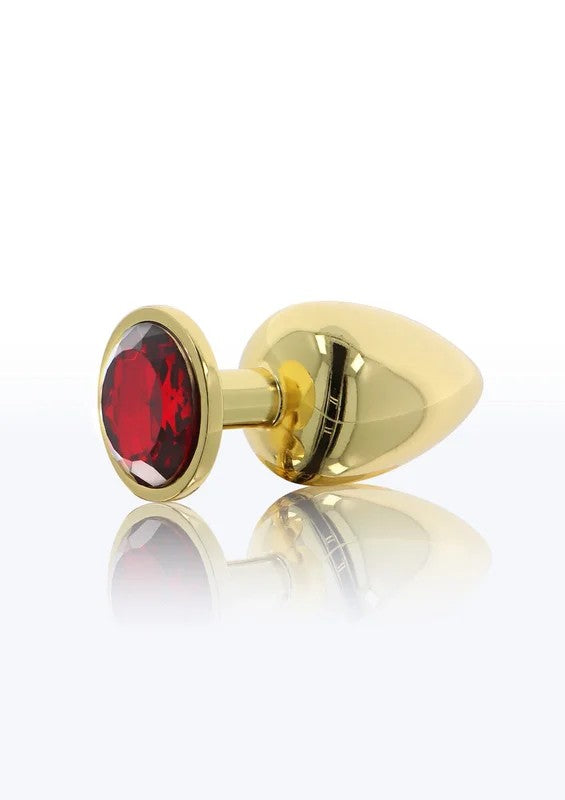 TaboomAnalPlugmitStrasssteinLrot,gold4cm