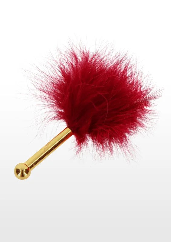 Taboomfeatherticklerred,gold