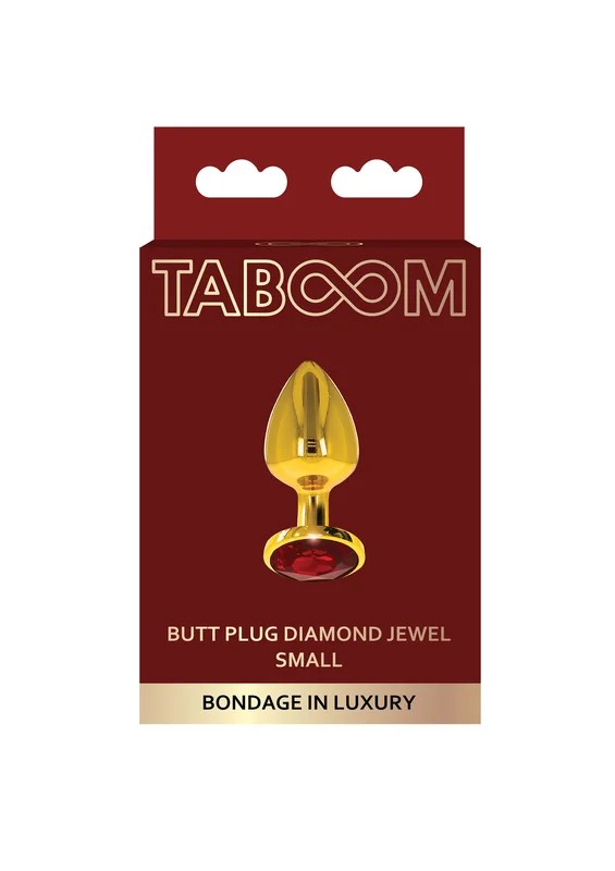TaboomgoldenButtPlugwithDiamond