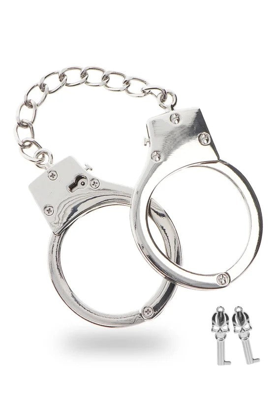 TaboomVersilberteBDSMHandschellen