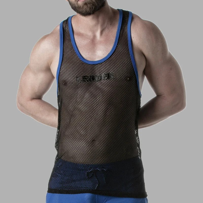 Tanktopschwarz-blau