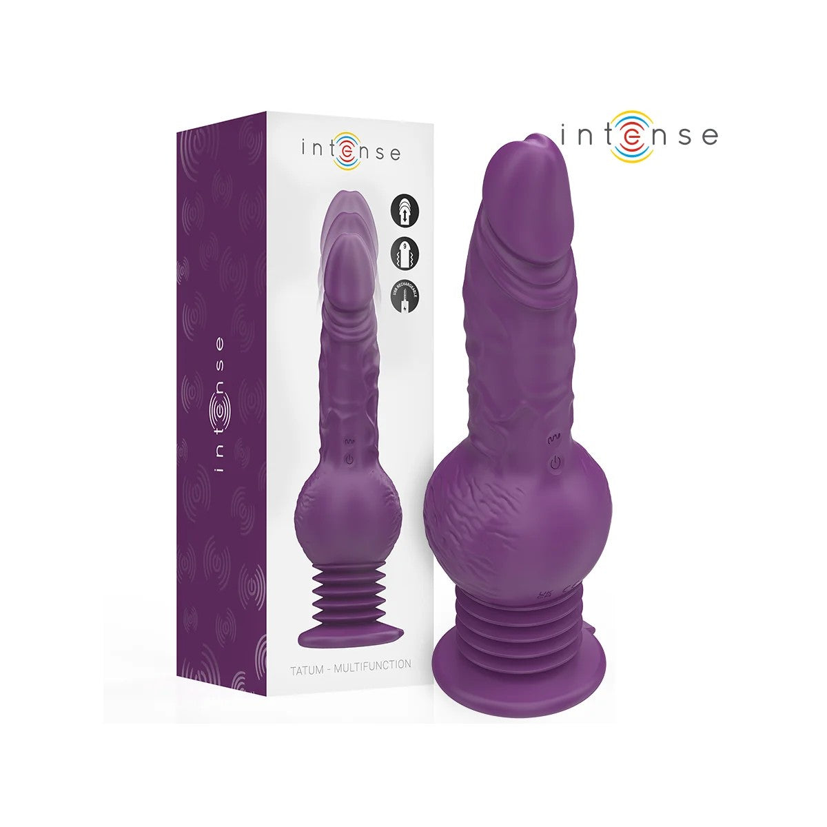 TATUMMULTIFUNKTIONSVIBRATORMITAUF-UNDABVIBRATION24CMLILAVONINTENSEFUN