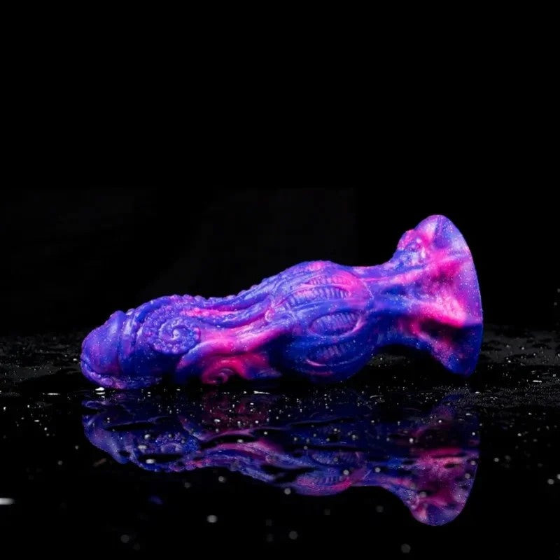 TentacleFantasyDrakesDickButtPlugmitSaugnapf–EinführbaresSexspielzeugausSilikonzurG-Punkt-Stimulation