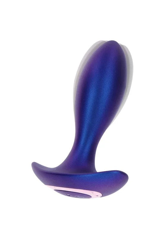 TheBraveVibratingAnalPlugBlueMetallic