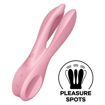 Threesome1VibratorRosa|Satisfyer