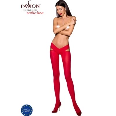 Tiopen005StrumpfRot1/2(60Den)|Passion