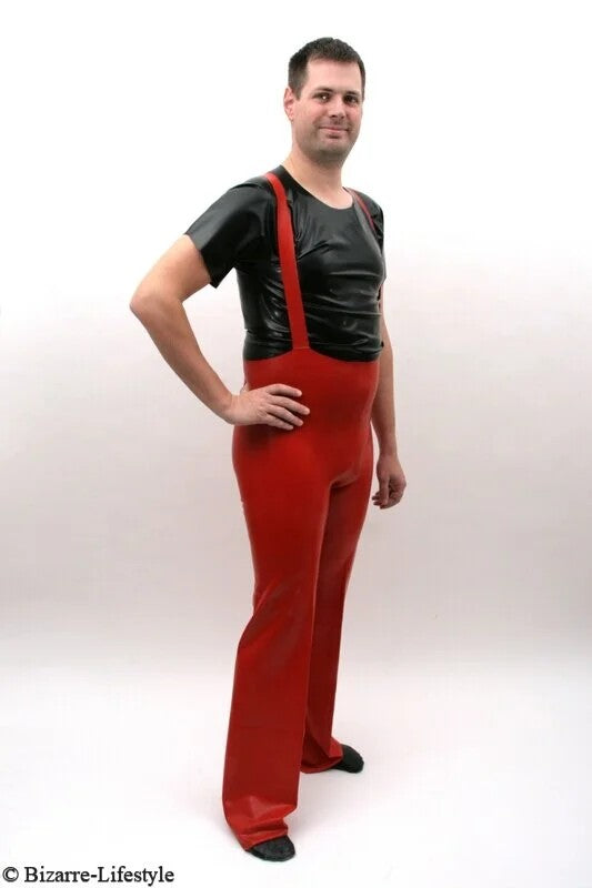 Trouserswithsuspendercutwideandoptions