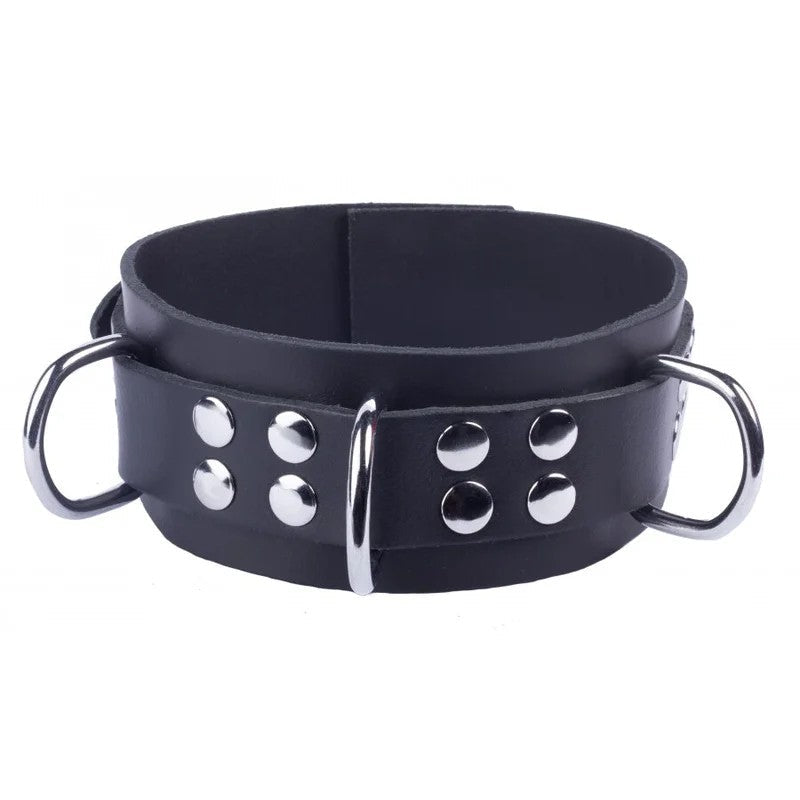 UltraBlackLeatherCollar