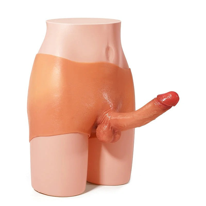 Umschnalldildo-HosemitrealistischemDildo–tragbaresSexspielzeugausSilikonfürPaarealsGeschenkefürLesben