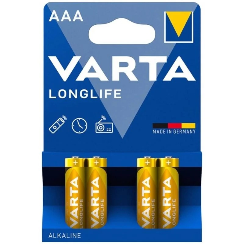 VARTA–LANGLEBIGEALKALINE-BATTERIEAAALR03BLISTER*4