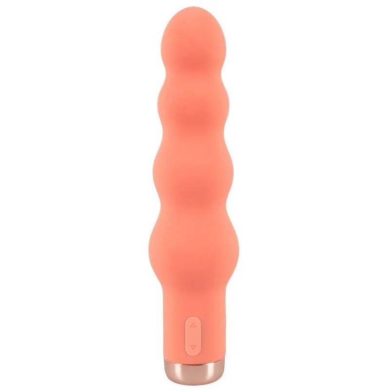 Vibrator„MiniBeads“ausSilikon–KugeldesignSoft-Touch-Textur13cmvonpeachy
