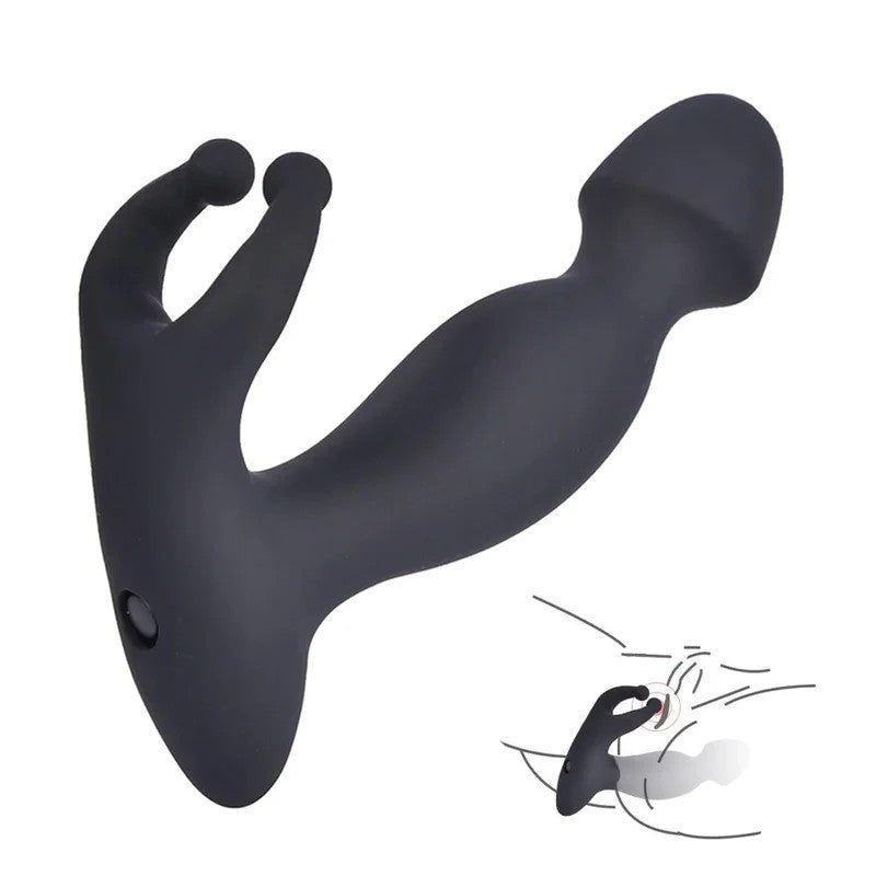 VibrierenderAnalplugProstata-Massagegerät–Klitorisklemme,Penisring,SexspielzeugfürPaare