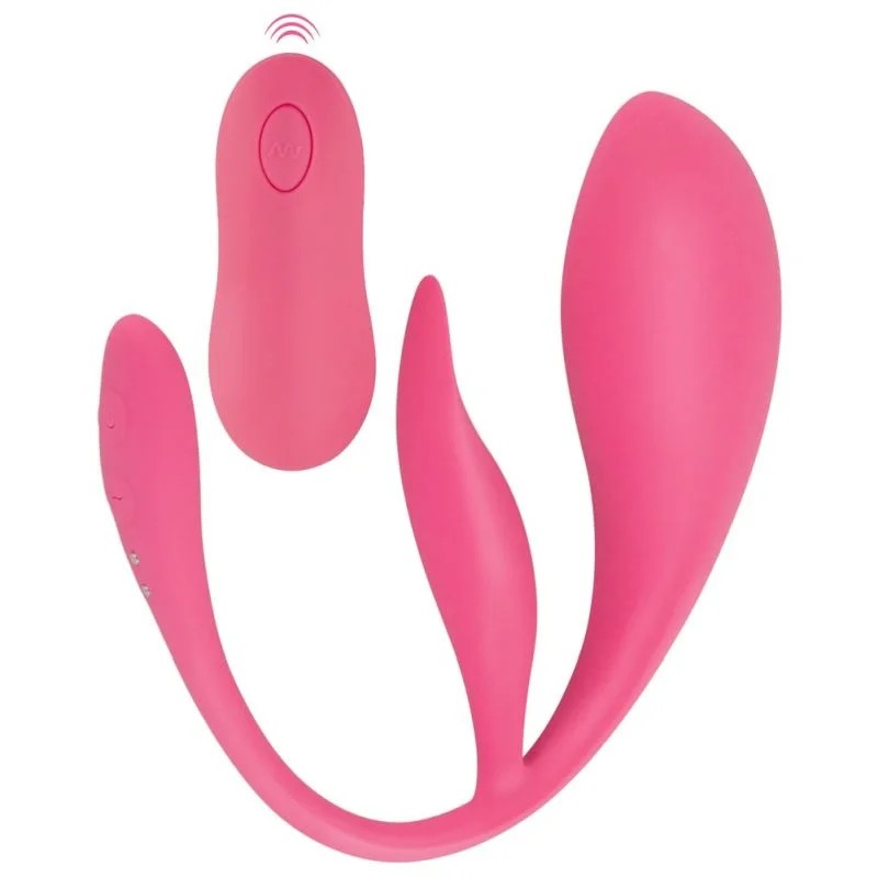 Vibro-Ei„RCDoublePleasureLoveBall“mitKlitorisvibrator