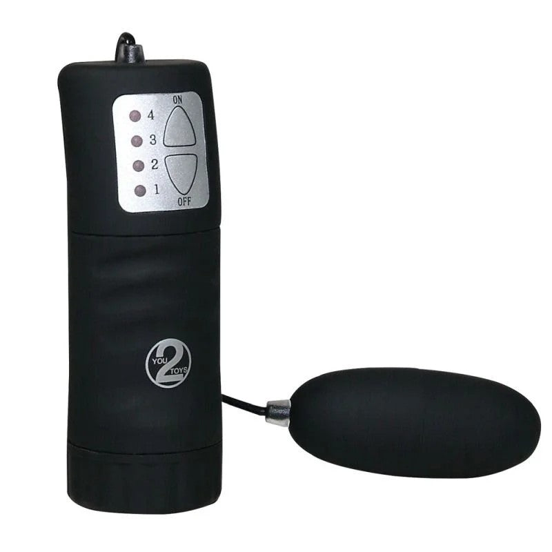 Vibroei»VelvetBlackBullet«,6cm,2,5cmØ