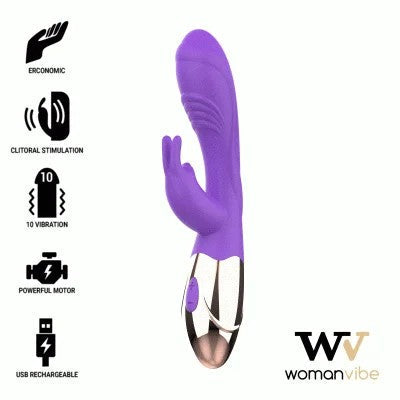 VioraWiederaufladbarerSilikonVibrator|Womanvibe