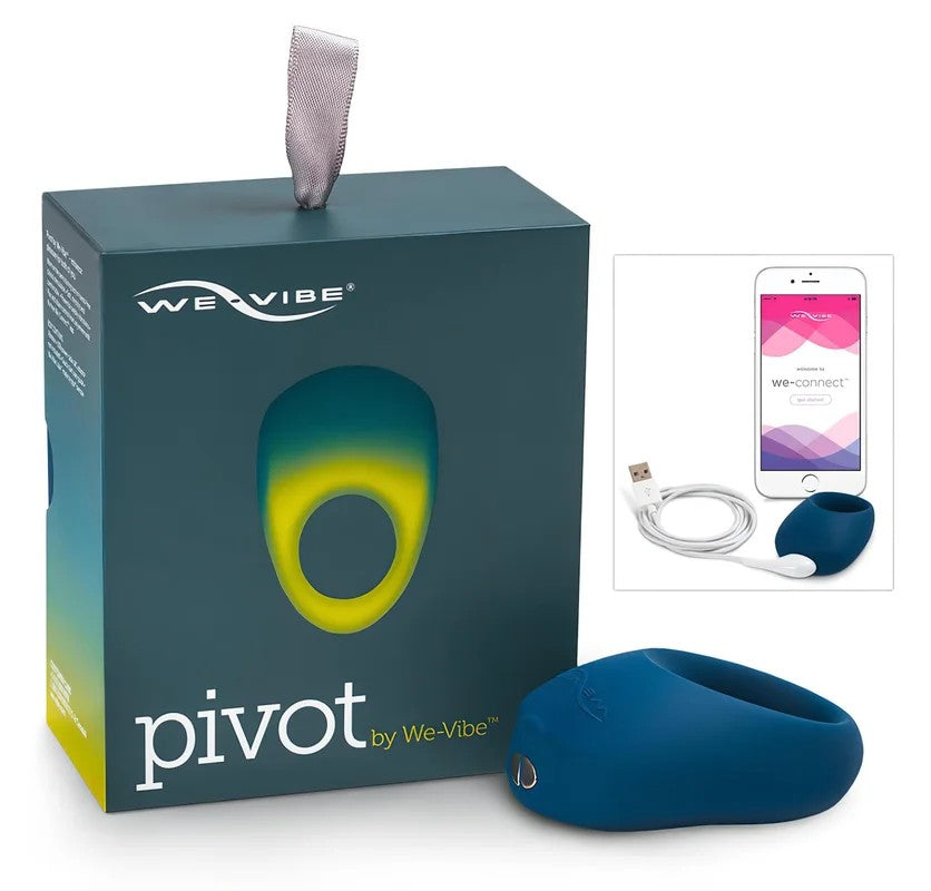We-VibePivot–Wiederaufladbarer,vibrierenderPenisring(Mitternachtsblau)
