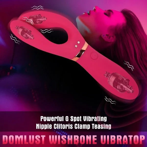WishboneRabbitG-Punkt-Vibrator–SexspielzeugmitKlitorisklemmungfürFrauen–Domlust