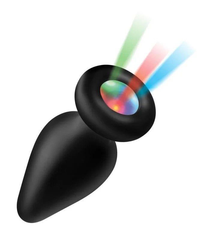 XRBrandsBeleuchteterSilikonAnalPlug