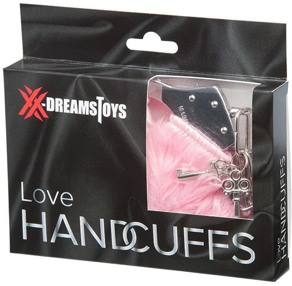 XX-DREAMSTOYSLiebes-Handschellenm.Plüschpink
