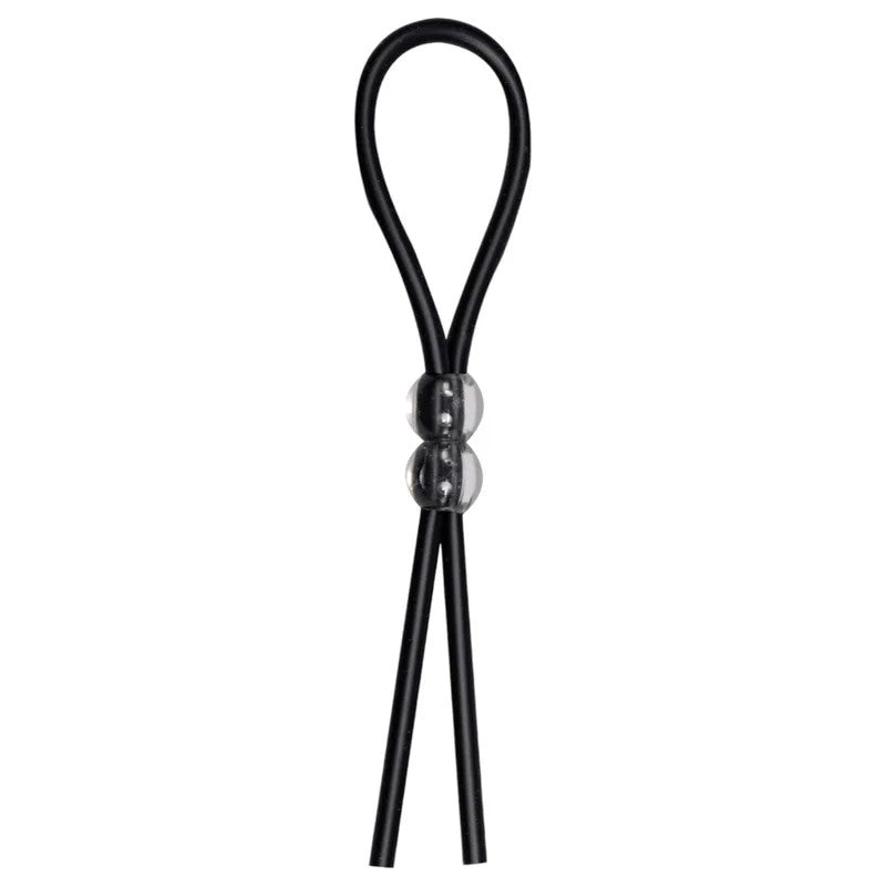 You2Toys–EinstellbarerPerlen-Penisring(schwarz)