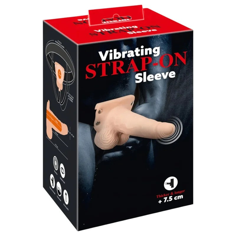 You2ToysStrap-on–hohlerVibratorzumAnschnallen(natur)