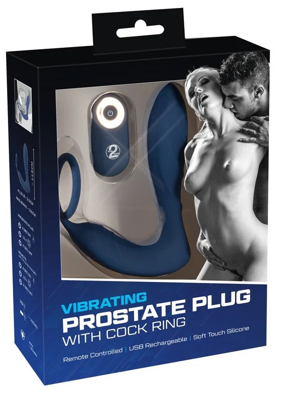 You2ToysVibratingProstatePlugwithcockring