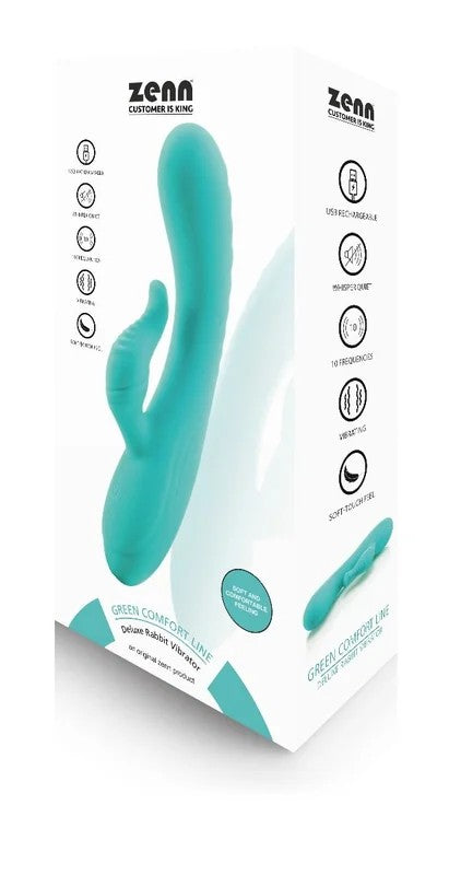 ZennDeluxeGreenRabbitVibrator