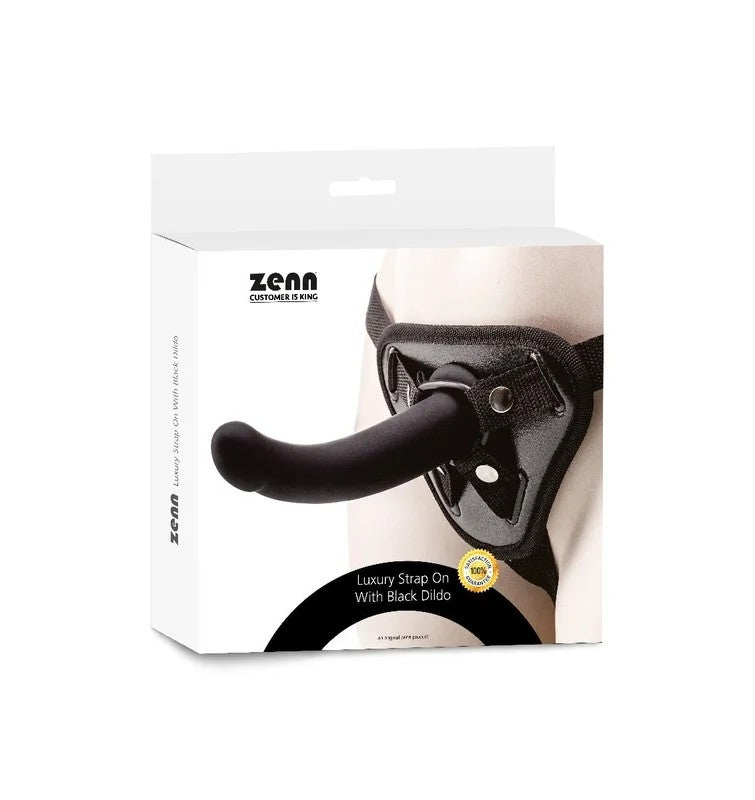 ZennLuxuryStrapOnWithBlackDildo
