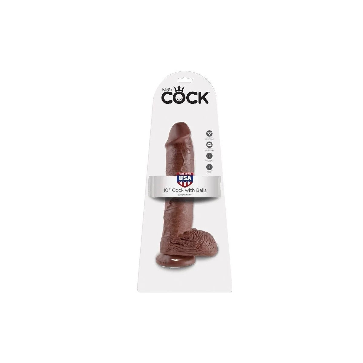 10DILDOBRAUNMITEIER25.4CMVONKINGCOCK