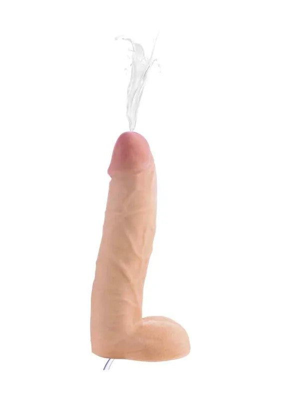 10InchRealisticDualDensitySquirtingDildo–Flesh