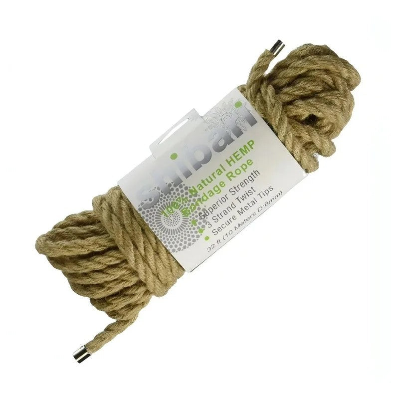 10MeterlangesBondage-SeilausNaturhanf
