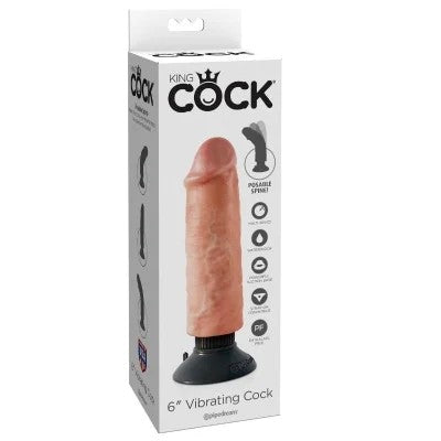 15,24cmVibrierenderCockFlesh|KingCock