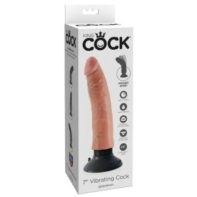 17.78cmVibrierendesCockfleisch|KingCock