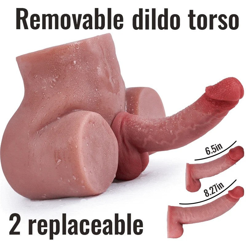 【2DildosAvailable】2Dildos6.5in/8.27inAreRemovableAndReplaceable,DifferentLengthsAndSizes