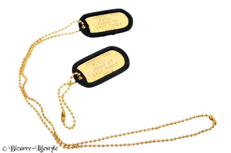 2xDogtaggoldfarbenmit15cmu.50cmKetteundWunschprägung